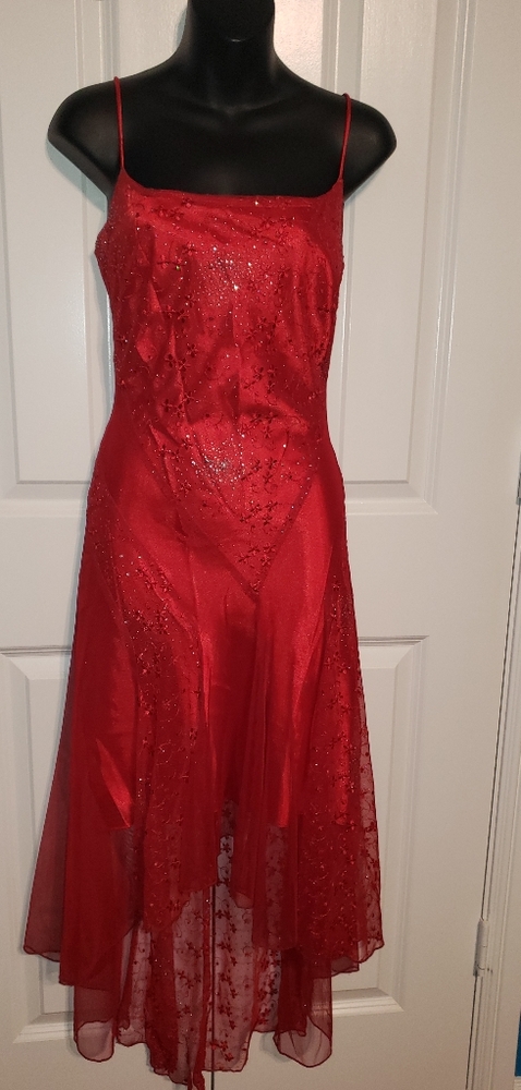 Beautiful red evening gown